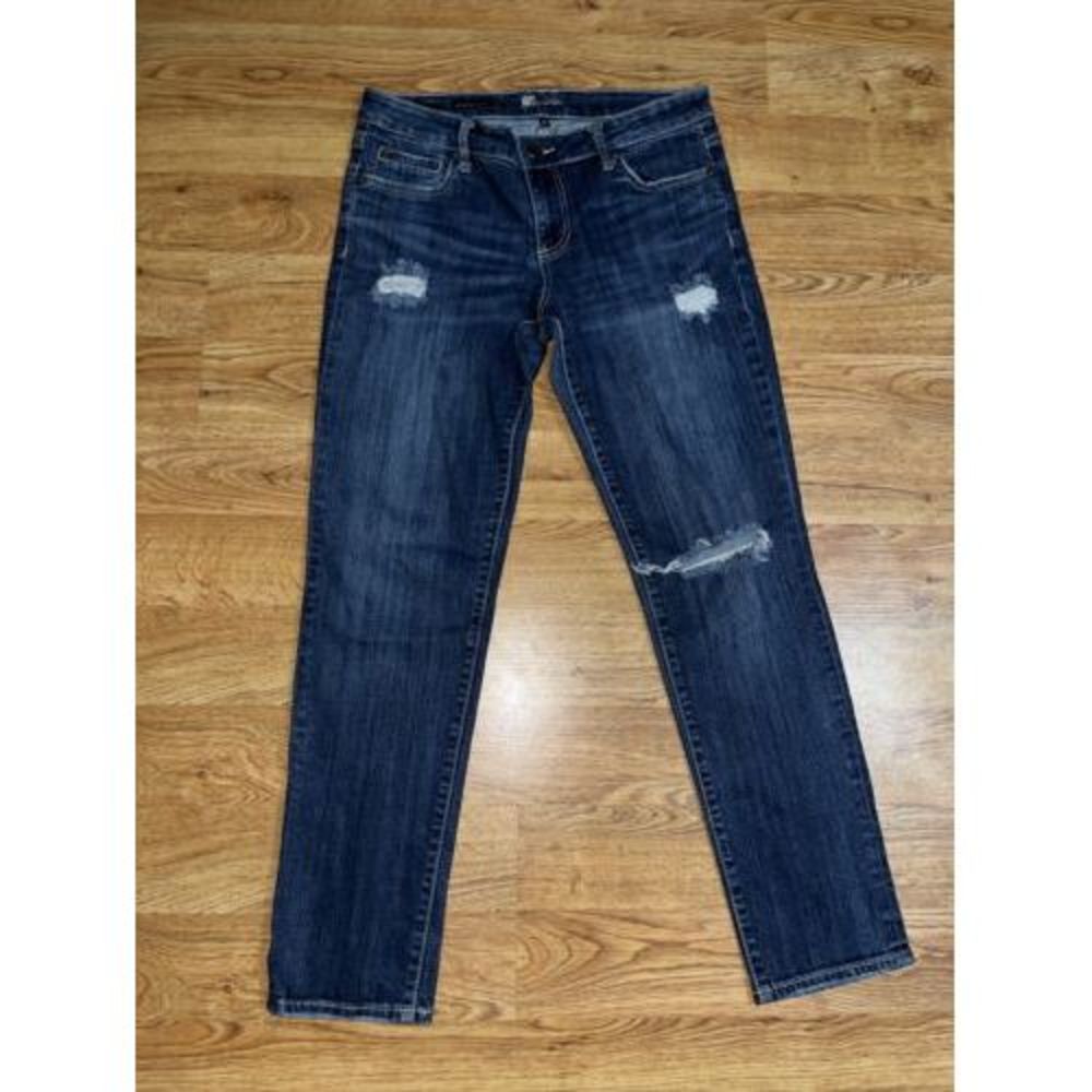 Kut From The Kloth Distressed Bohemian Catherine Boyfriend Jeans Size 6